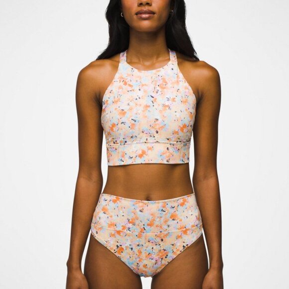 prAna Aurelia Swim Bottom | Size L | NWT | Impression | High-Waist | UPF… - Picture 1 of 3